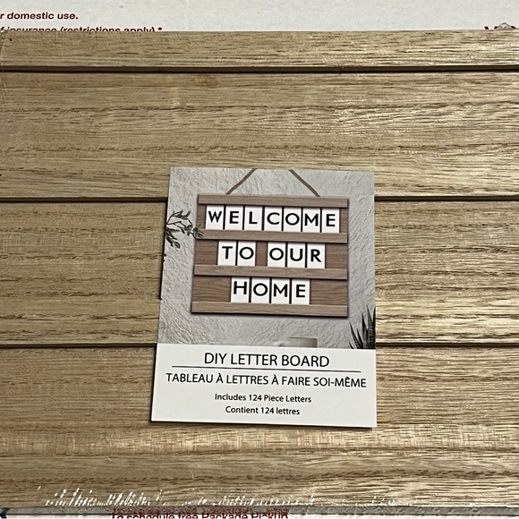 New MDF Hanging DIY Letter Board Wall Decor, 7.87 in x 6.69 in - Picture 12 of 12